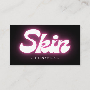 Groovy Skincare Rosa Neon Visitkort