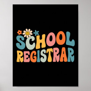Groovy Skolregistrator Byck Till Skolan Poster