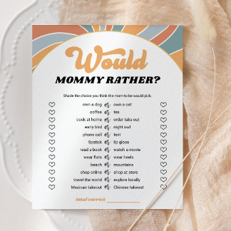 Groovy, skulle hon hellre visa babykläder?