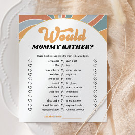 Groovy, skulle hon hellre visa babykläder?