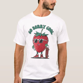 Groovy So Berry Coola Fruit Älskare jordgubberry T Shirt