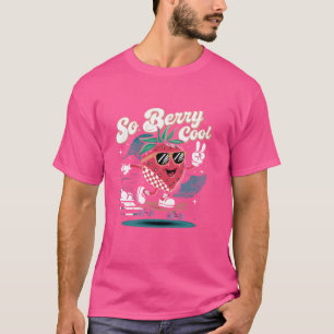 Groovy So Berry Coola Fruit Älskare jordgubbsäsong T Shirt