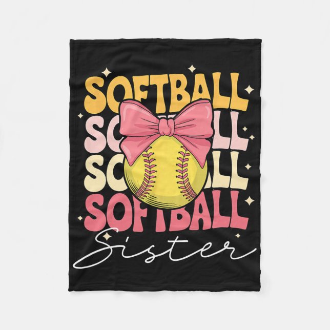 Groovy Softll Sister Coquette Bow Softll  Fleecefilt (Framsidan)