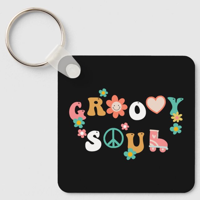 Groovy Soul Nyckelring (Framsida)