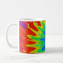 Groovy Spiral Rainbow Tie-Dye Mugg