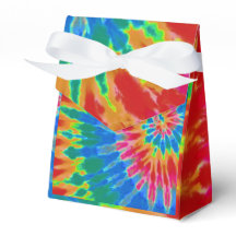 Groovy Spiral Regnbåge Tie Dye