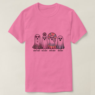 Groovy Spöken Halloween T-Shirt Retro Psychedelic