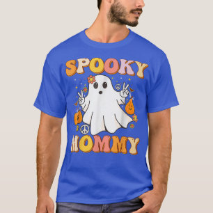 Groovy Spooky Mamma Ghost Boo Halloween Costume Re T Shirt