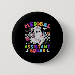 Groovy Spooky Medical Istant Squad Cute Halloween Knapp