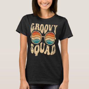 Groovy Squad 70s Aesthetic Nostalgia Retro 70s Par T Shirt