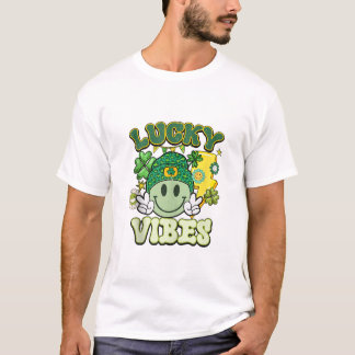 Groovy St patricks day T Shirt