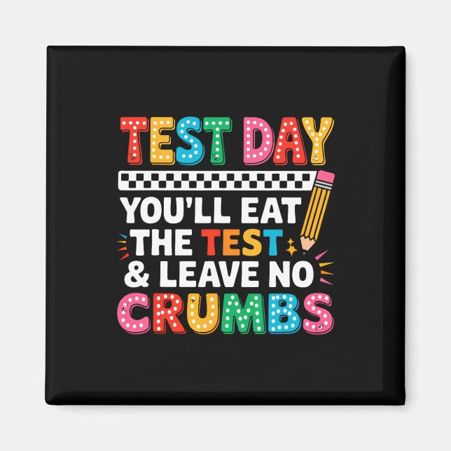 Groovy Staar Statligt Provdagsmotivation Du Kommer Magnet (Framsidan)