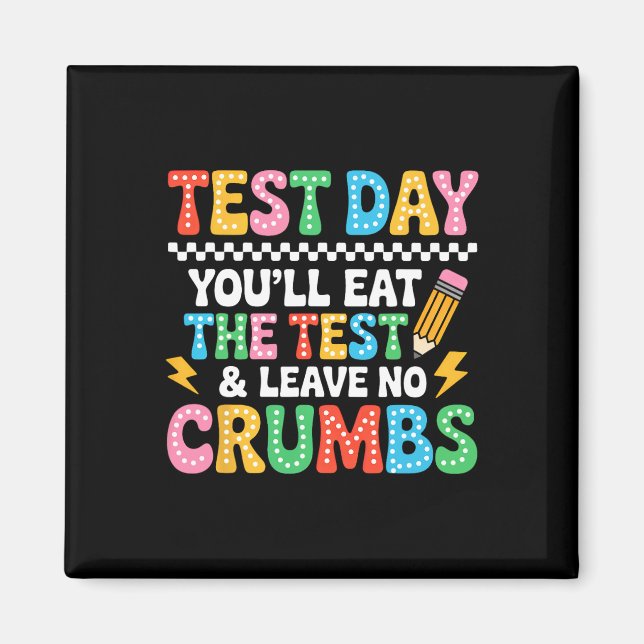 Groovy Staar Statligt Testdagsmotivation Du Kommer Magnet (Framsidan)