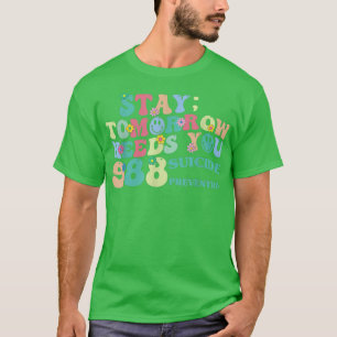 Groovy Stanna i morgon behöver din nationella själ T Shirt