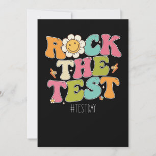 Groovy Sten testdagen för motiv testning Inbjudningar