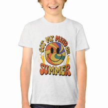 Groovy Summer Vibes Smiley Tee
