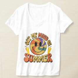 Groovy Summer Vibes Smiley Tee