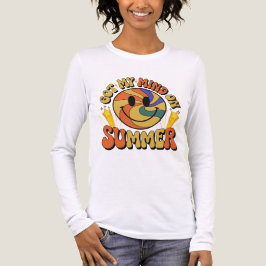 Groovy Summer Vibes Smiley Tee