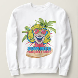 Groovy Summer Vibes Smiley Tee for Teacher