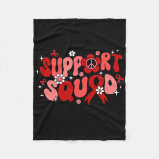 Groovy Support Squad Brain Aneurysm Awareness Gift Fleecefilt