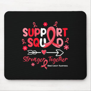 Groovy Support Squad Red Ribbon Blood Cancer Medve Musmatta