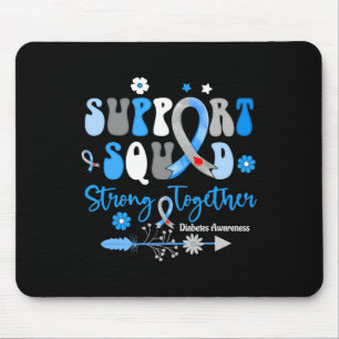 Groovy Support Squad Ribbon T1d Diabetes Awareness Musmatta