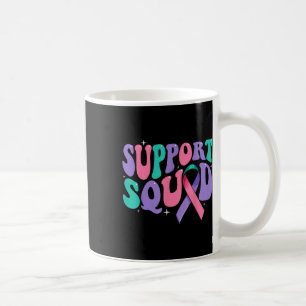 Groovy Support Squad Thyroid Cancer Awareness Frie Kaffemugg