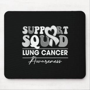Groovy Support Squad White Ribbon Lung Cancer Awar Musmatta