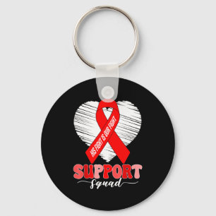 Groovy Supporttrupp Hans kamp är vår kamp Hjärta Nyckelring