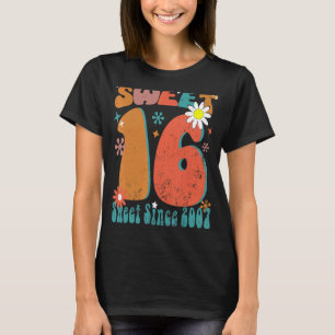 Groovy Sweet 16 Birthday Girl sexton sexton sexton T Shirt