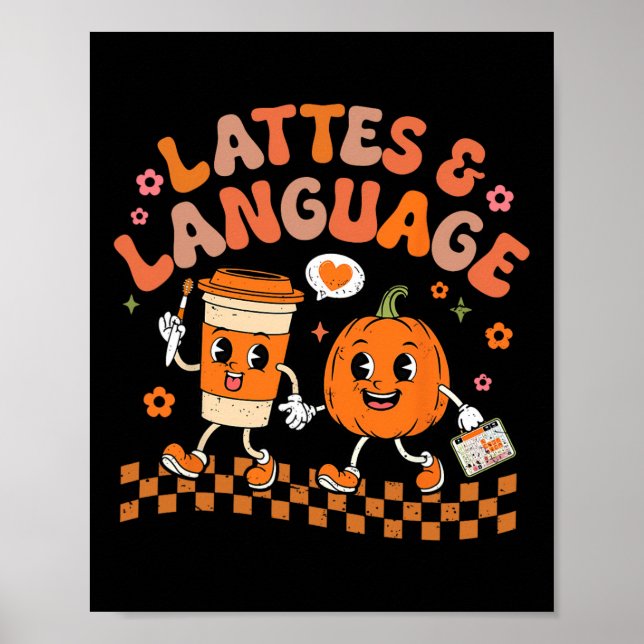 Groovy Tal-terapi höstpumpa (lattes) och La Poster (Framsidan)