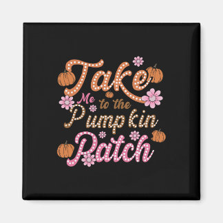 Groovy tar mig till Pumpkin Patch Hösthösten som f Magnet