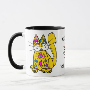 Groovy Tat Cat Mugg