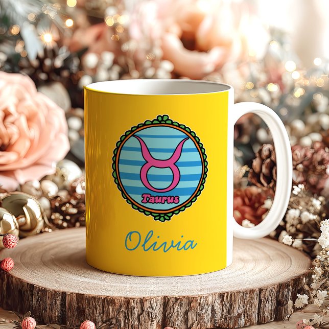 Groovy Taurus Specialdesign Kaffemugg (Skapare uppladdad)