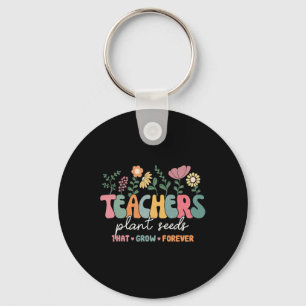 Groovy Teacher Plant Seeds som växer för mycket Nyckelring