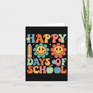 Groovy Teacher Student 100-dagen i Lycklig 1 Kort