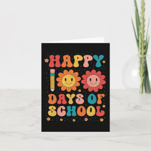 Groovy Teacher Student 100-dagen i Lycklig 1 Kort