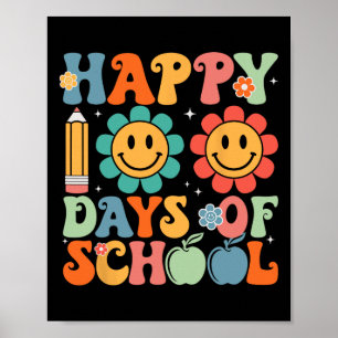 Groovy Teacher Student 100-dagen i Lycklig 1 Poster