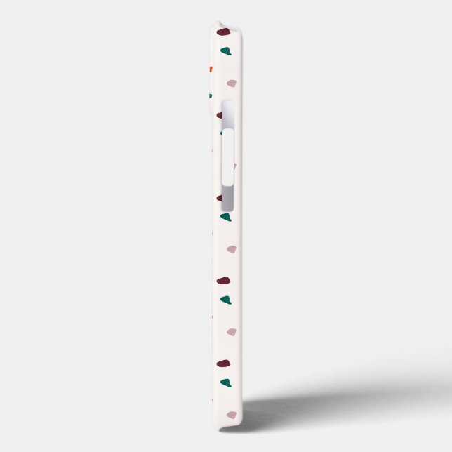 Groovy Terrazzo Print iPhone/iPad Case (Baksida / Vänster)