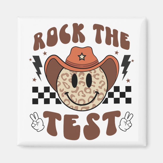 Groovy Test Day Sten, Cowboy Boys Me Magnet (Framsidan)