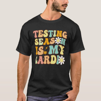 Groovy Testing Season Is My Cardio Students Test T Shirt