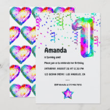 Groovy Tie Dye Balloon 1st Birthday Party