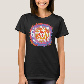 Groovy Tiematrissvart T-shirt
