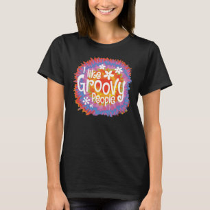 Groovy Tiematrissvart Tee
