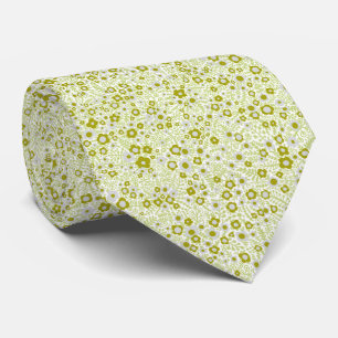 Groovy Tiny Grönt Daisy Neck Tie Slips