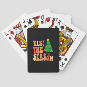Groovy Tis The Season Julgran Casinokort