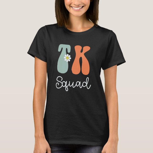 Groovy TK Squad Lärare Övergångsförskola  T Shirt (Framsida)