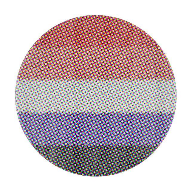 Groovy Trippy Abstrakt Cupioromantisk Prideflagga (Framsidan)