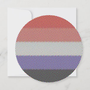 Groovy Trippy Abstrakt Cupioromantisk Prideflagga