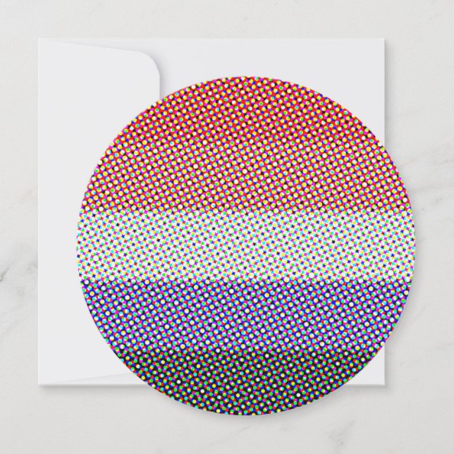 Groovy Trippy Abstrakt Cupioromantisk Prideflagga (Framsida)